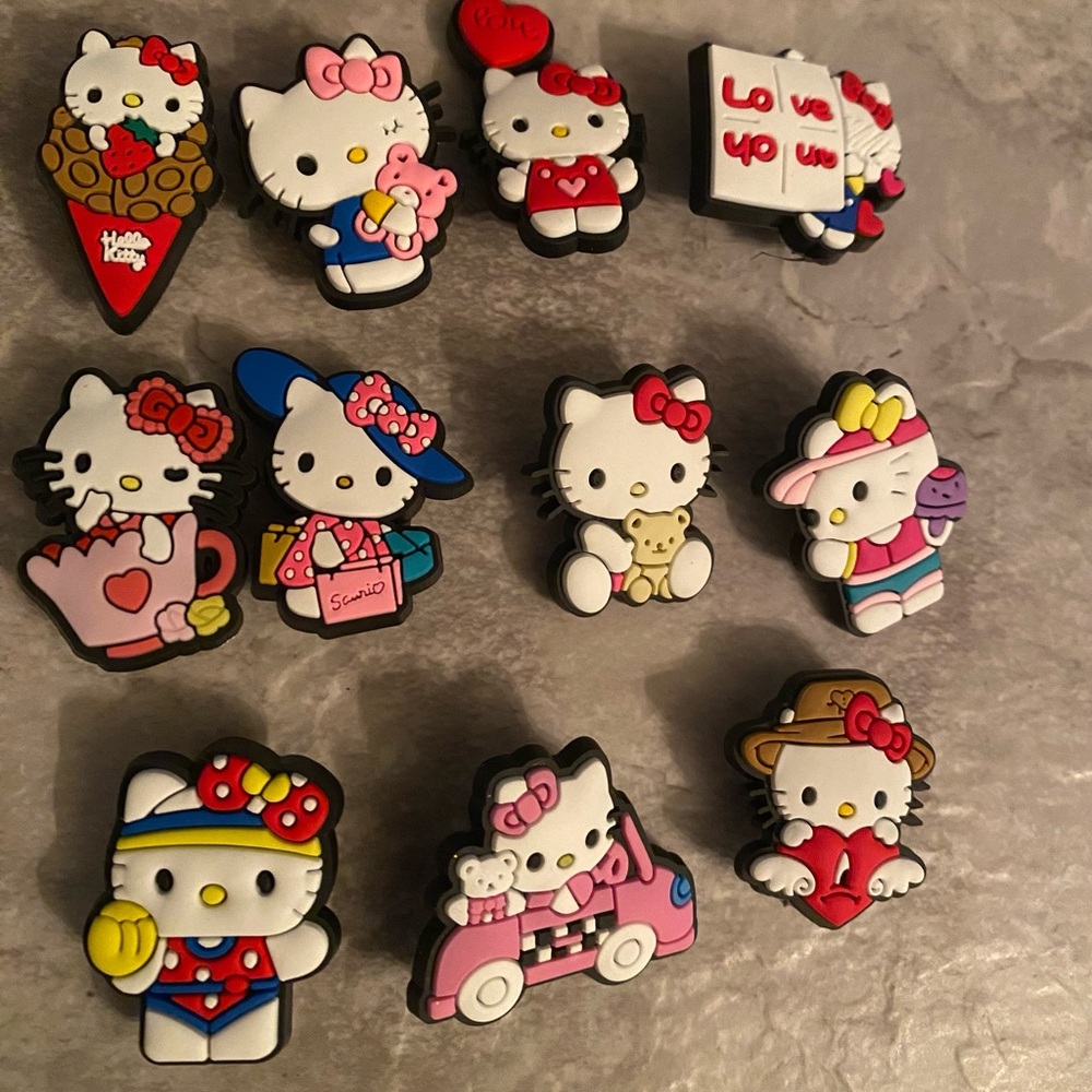 Hello Kitty Croc Charms